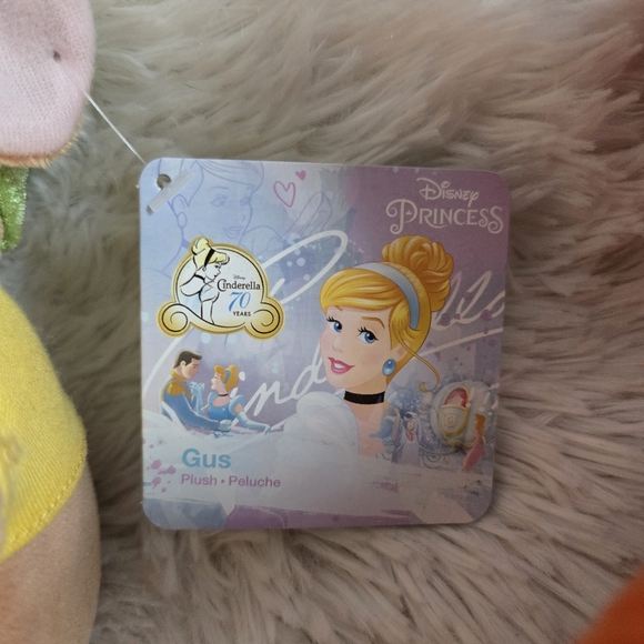 Disney Princess Cinderella 70 Years Gus & Jaq Plush Set of 2 NWT - Picture 11 of 15